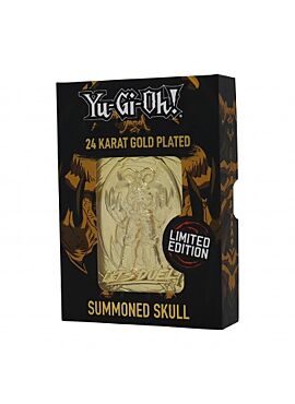Yu-Gi-Oh! Limited Edition 24K Gold Plated Collectible - Summoned Skull